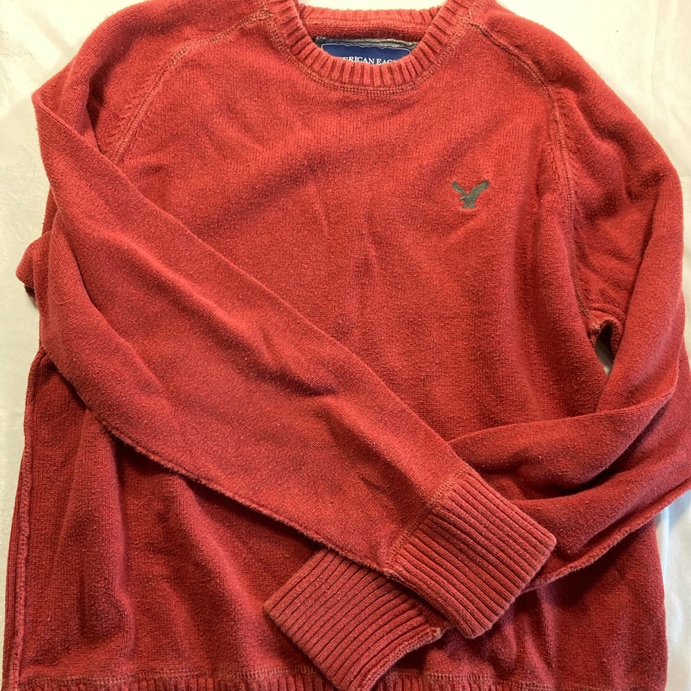 Red American Eagle sweater size L